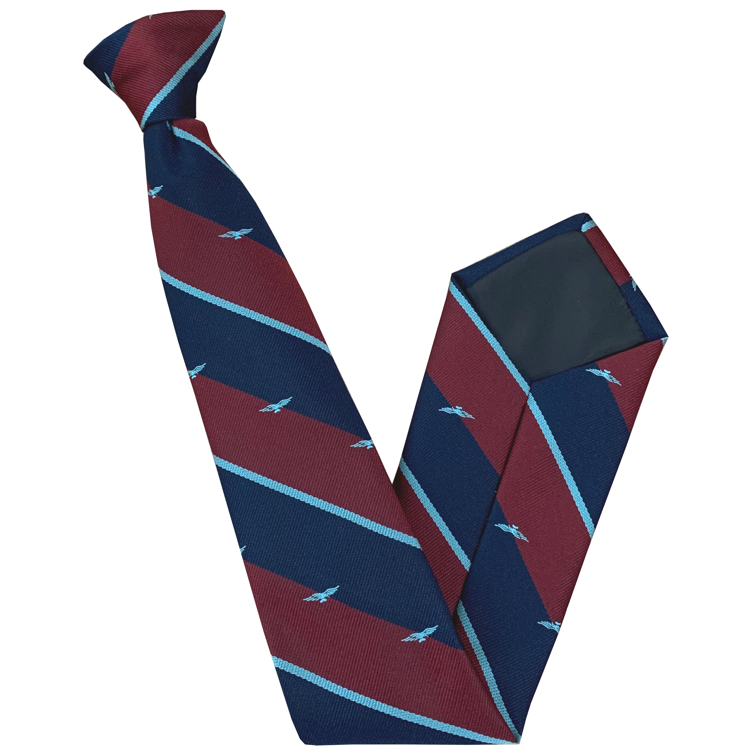 Royal Air Force with Wings (RAF) Regimental Clip On Tie