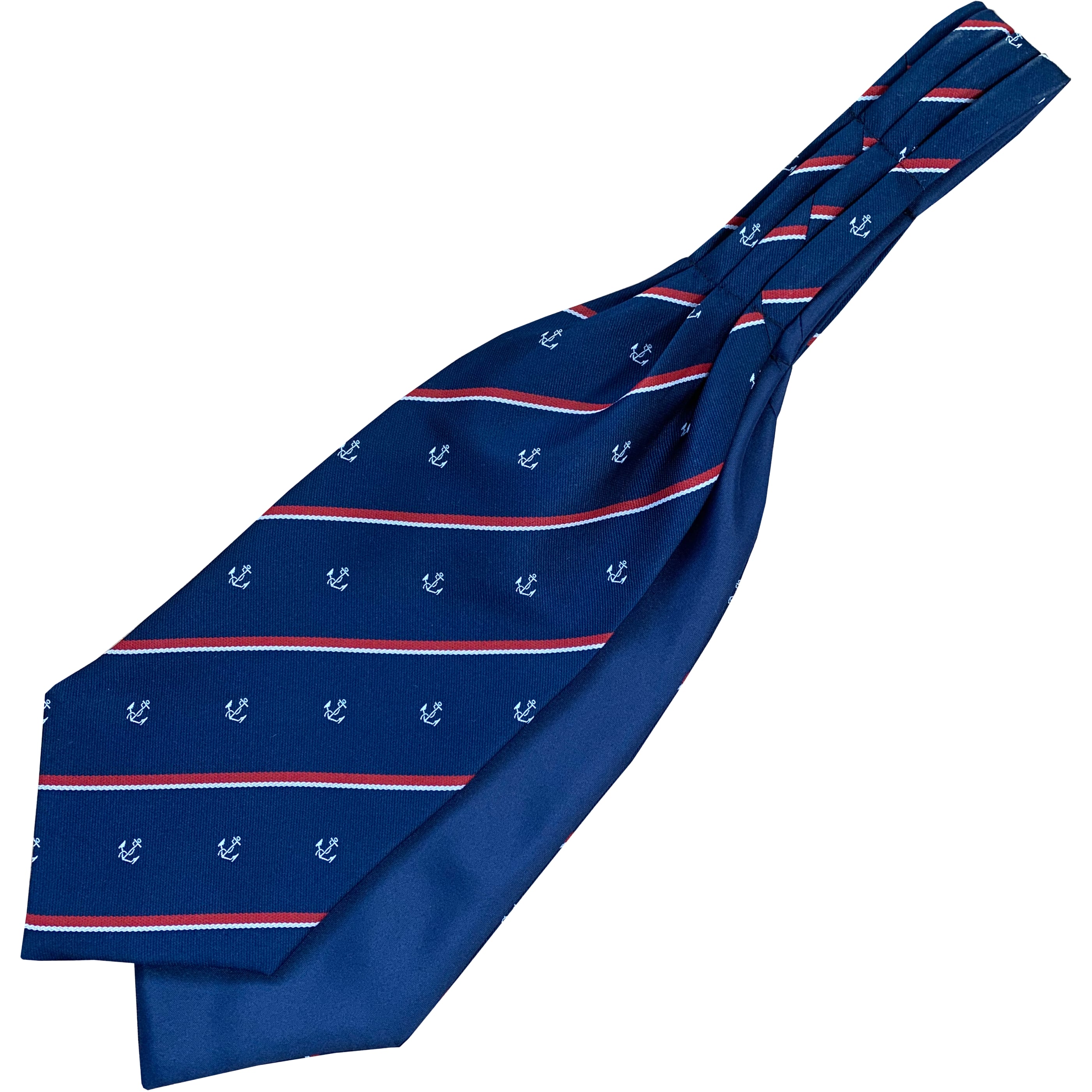 Royal Navy (with Anchor) (RN-Anchor) Regimental Ascot Cravat