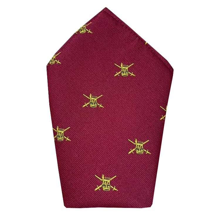 British Army (BA) Regimental 8 inch Hanky Pocket Square