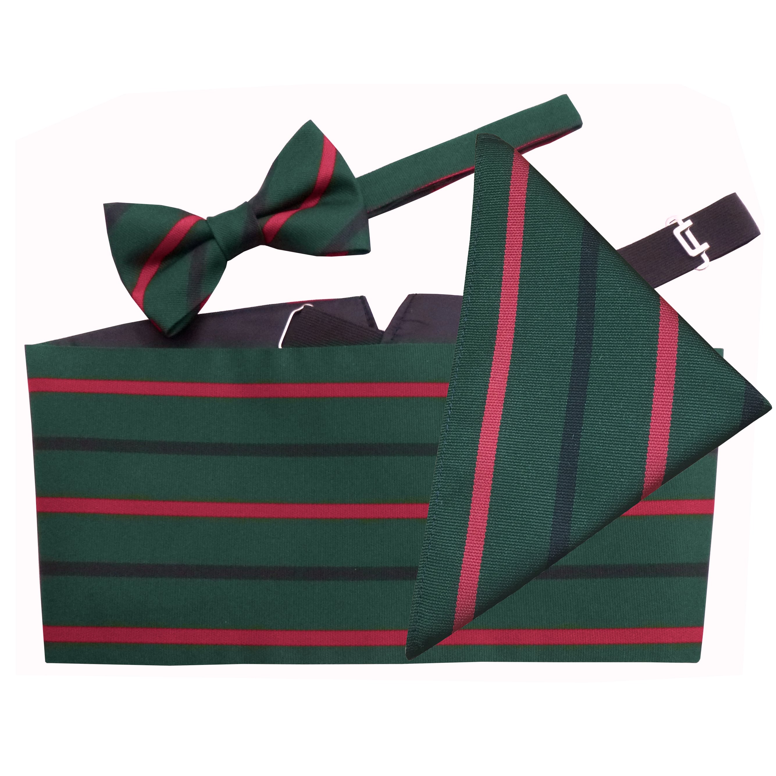 Royal Green Jackets (RGJ) Regimental Cummerbund Set